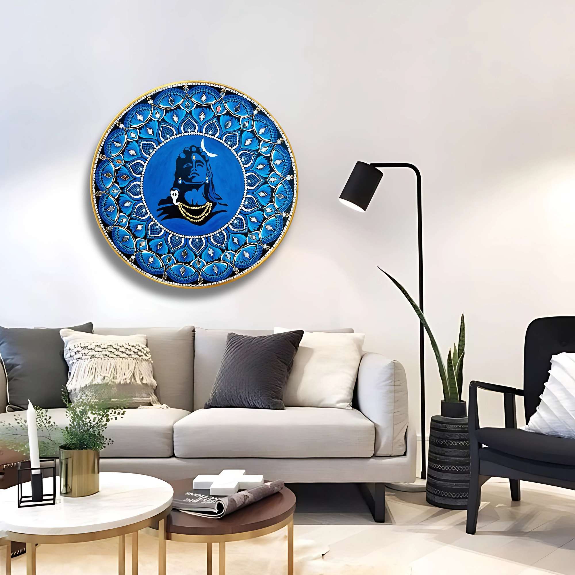 Round Wall Painting - Image 2